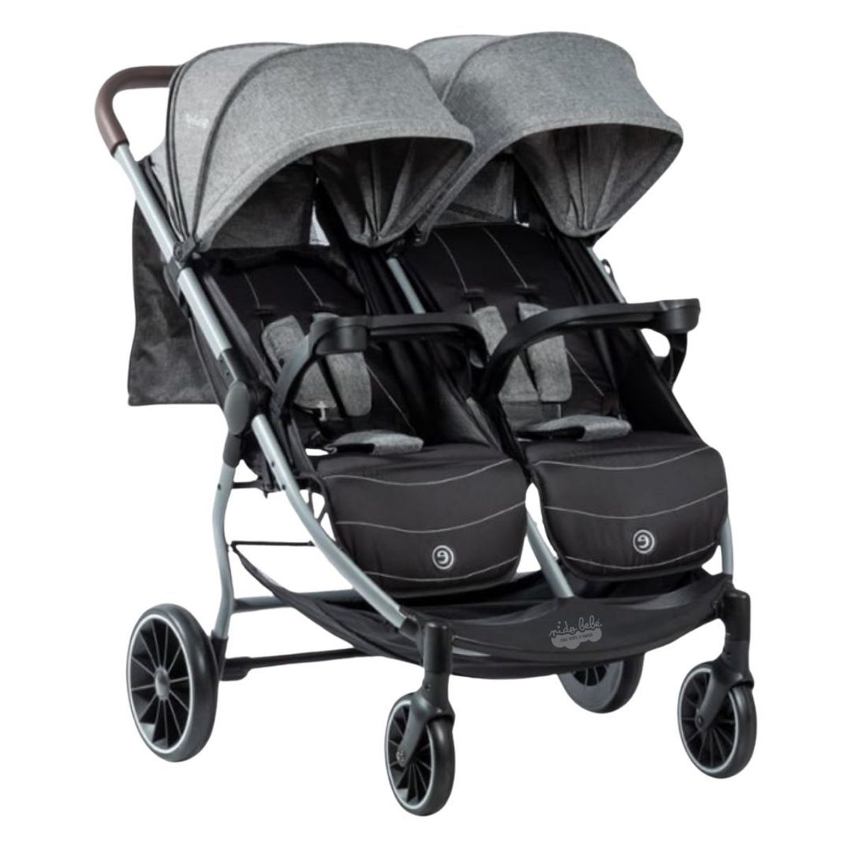 EBABY - Coche Mellicero Leo & Lea Plomo oscuro
