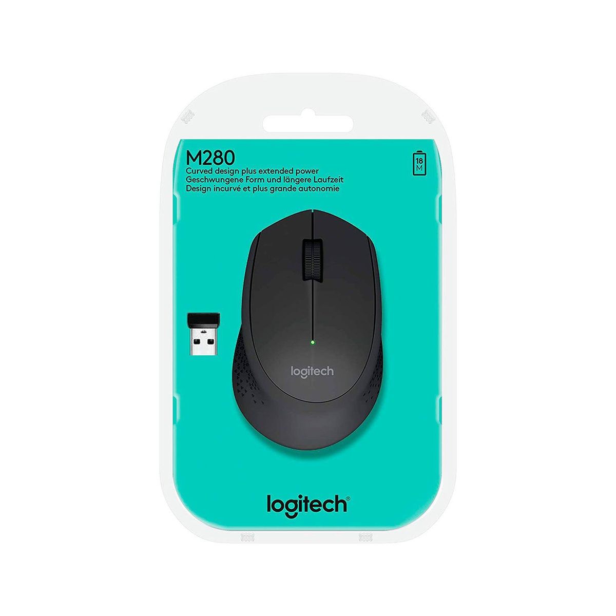 LOGITECH - Mouse Logitech M280 Inalambrico Black