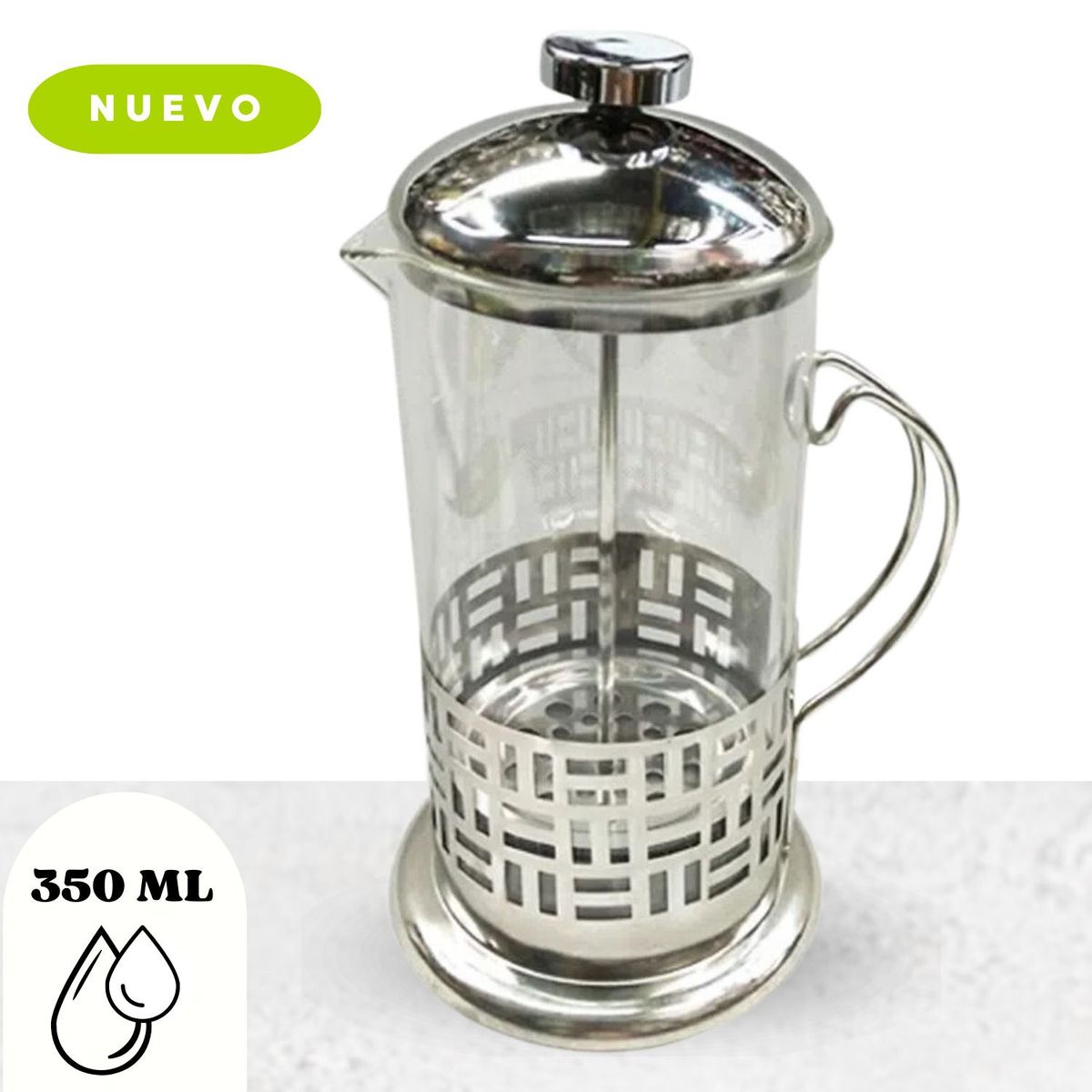 ICHIMATSU - Cafetera Prensa Francesa Café Cafetera Portátil Acero Inox