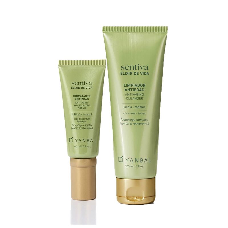 YANBAL - Sentiva Elixir de Vida Limpiador Antiedad con Hidratante Rostro