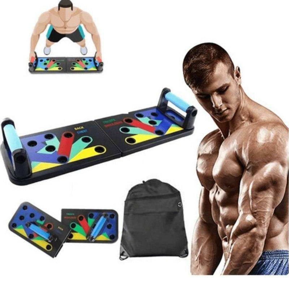 GENERICO - Tablero dinámico de flexiones push up board