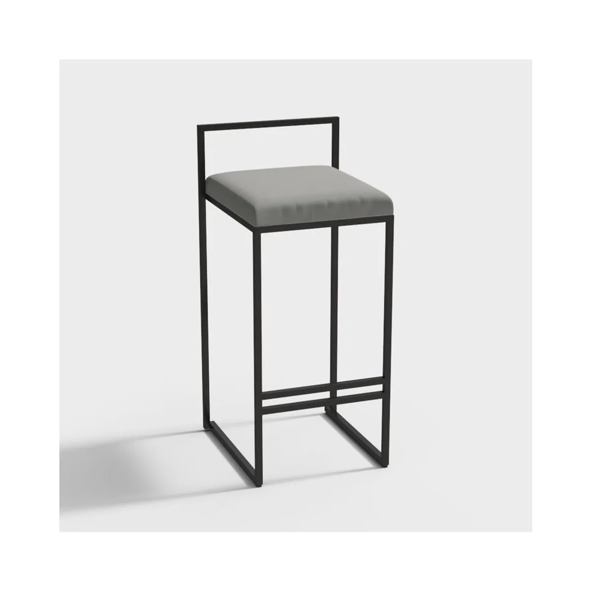 GENERICO - Banco Bar Boane Gris Pandora Home