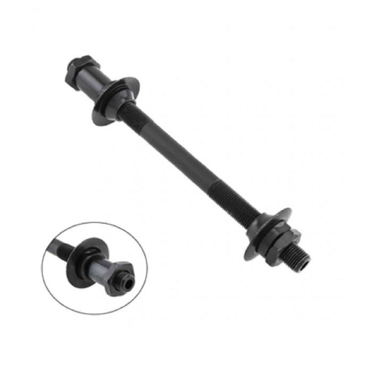 GENERICO - Eje de Rueda Trasera Hueco para maza trasera de bicicleta