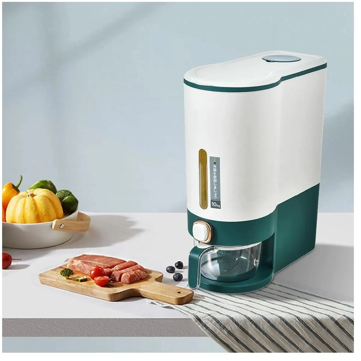 GENERICO - Dispensador de Arroz Granos Menestras Capacidad 10 kg