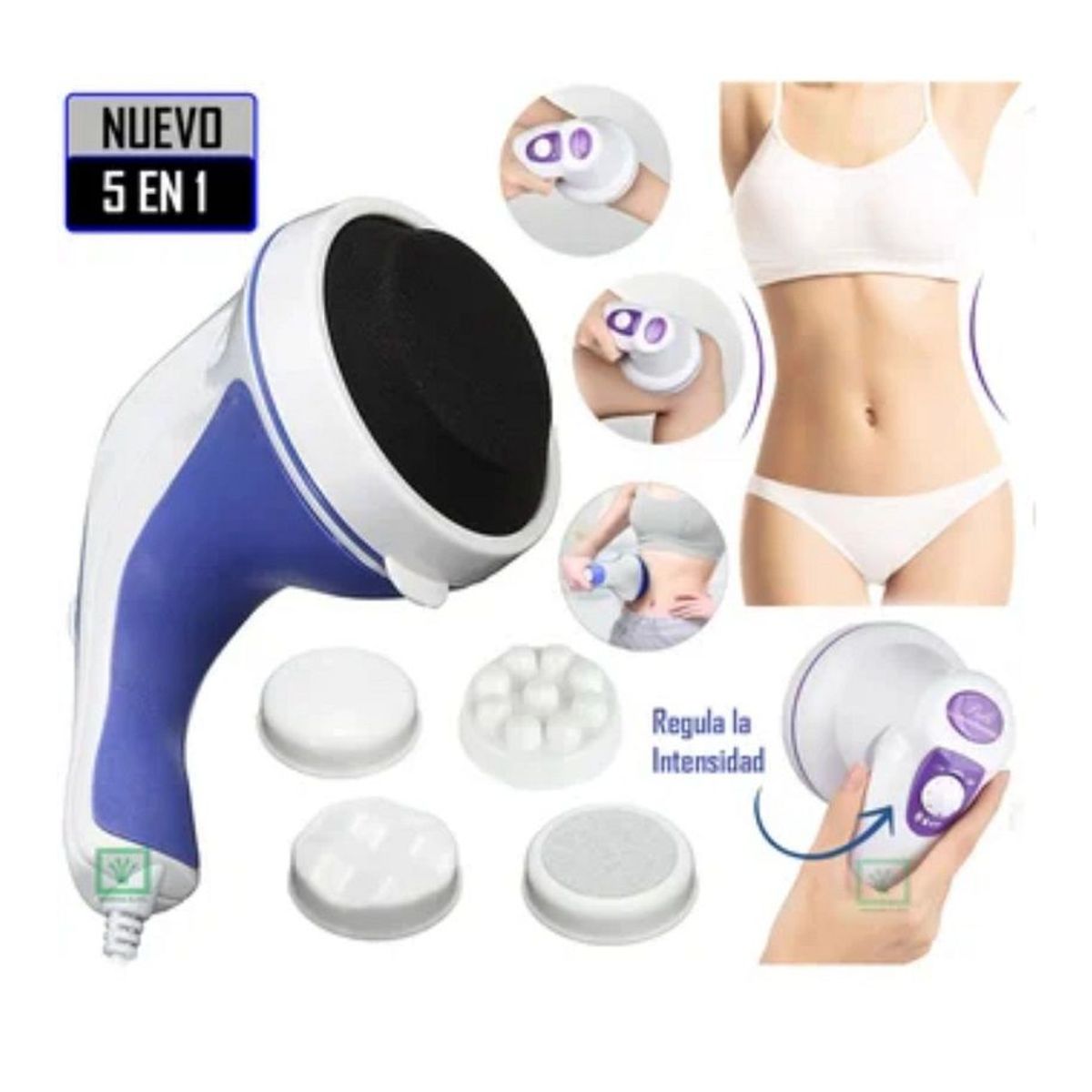 GENERICO - MASAJEADOR CORPORAL TONIFICADOR  REDUCTOR ANTICELULITIS 5 EN 1