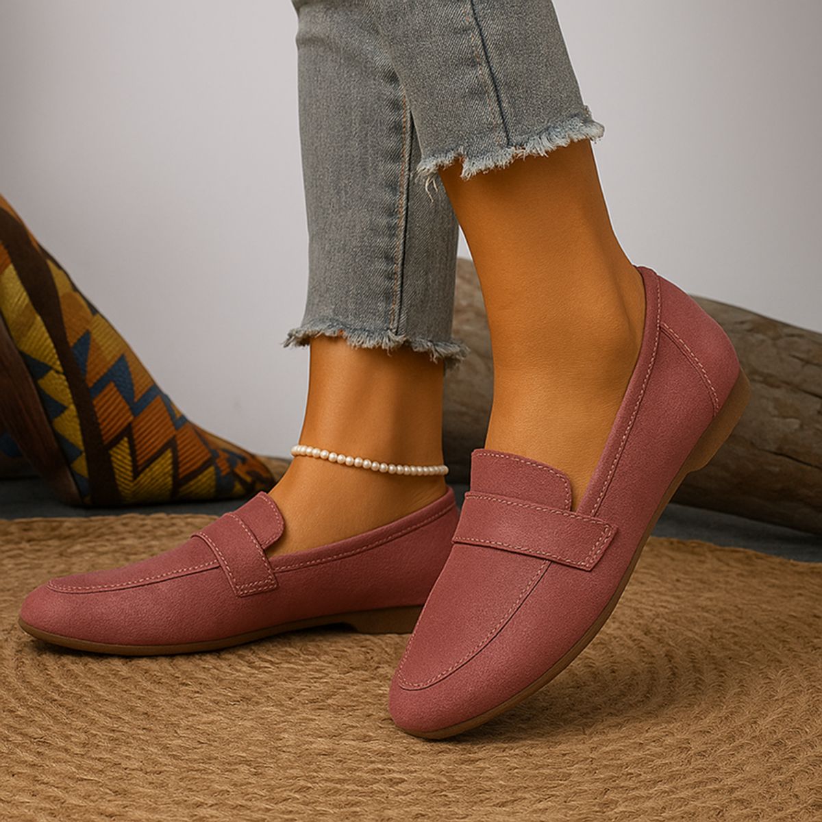 GENERICO - Balerinas Mujer Misshus Ada palo rosa