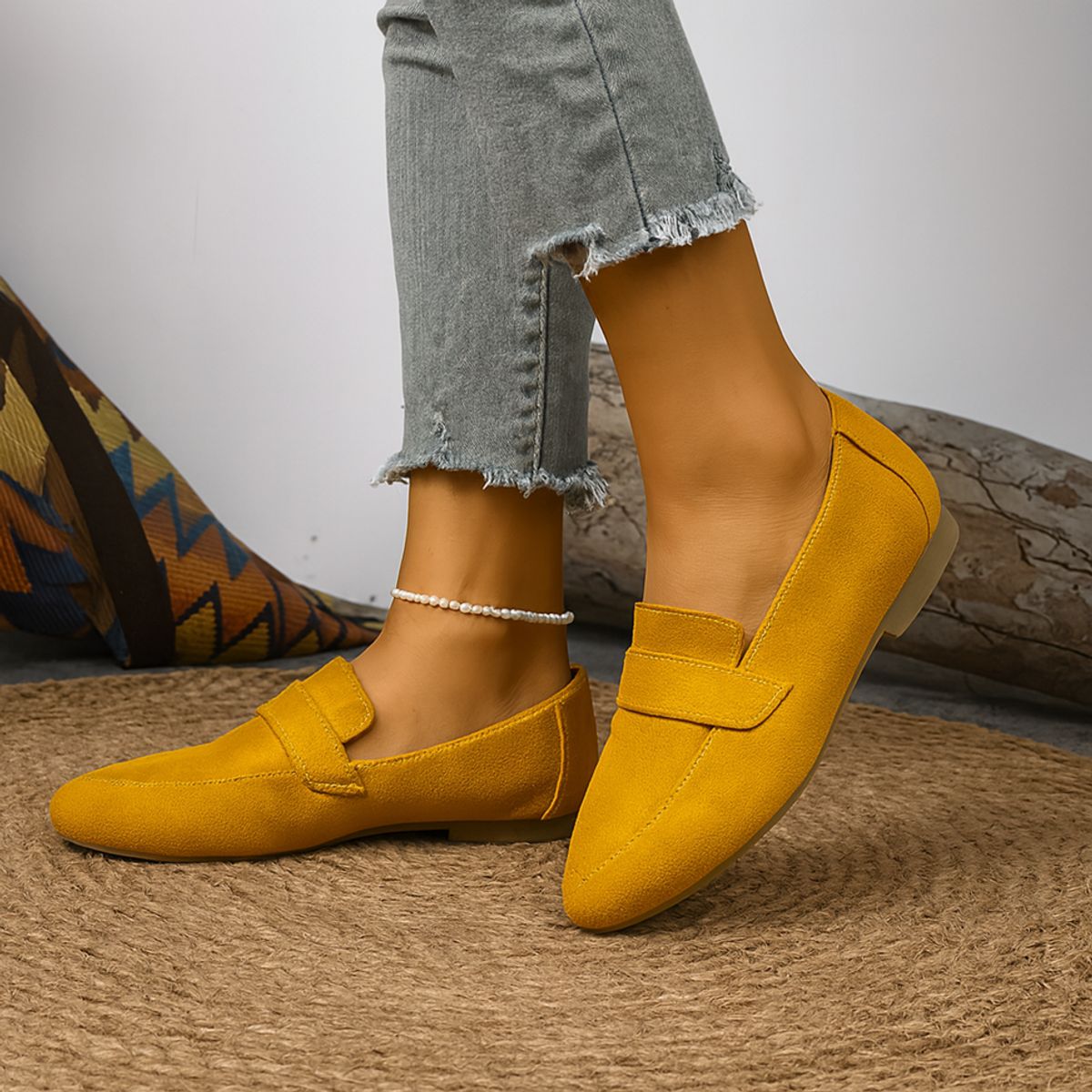 GENERICO - Balerinas Mujer Misshus Ada Mostaza