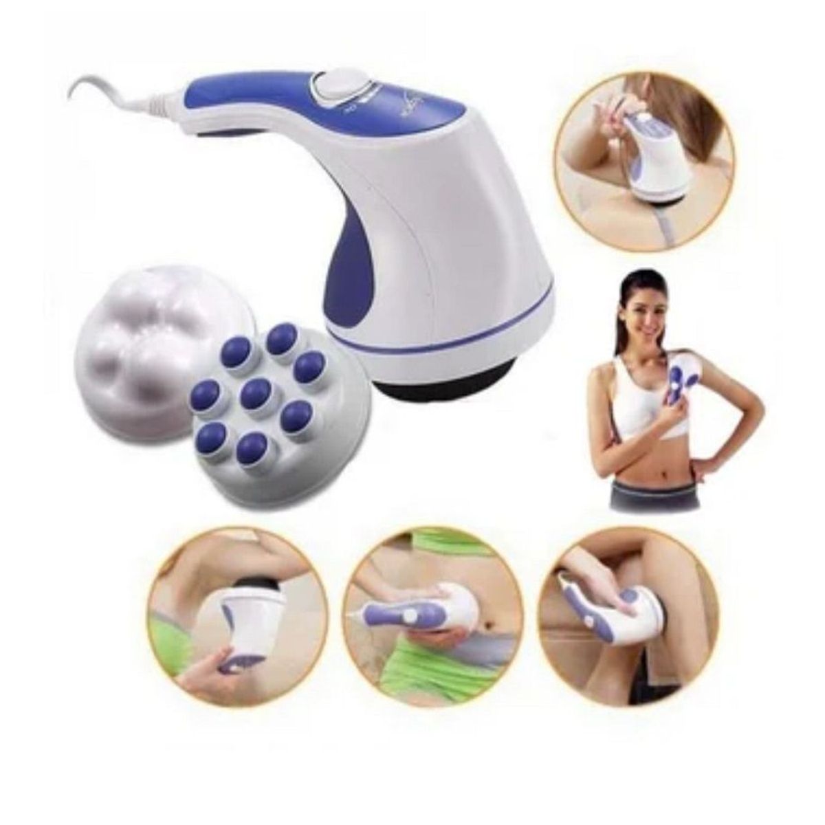 GENERICO - Masajeador Corporal Tonificador Reductor Anticelulitis 5 en 1