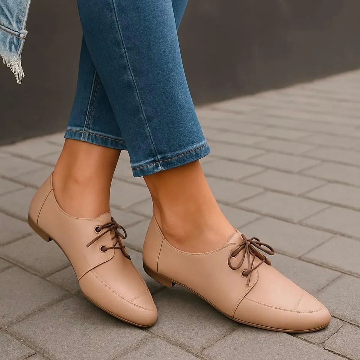 GENERICO - Balerinas Mujer Misshus Mia beige