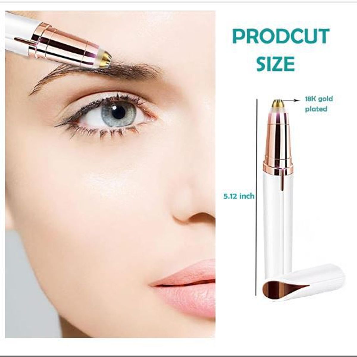 GENERICO - Depilador  de cejas electrica portatil