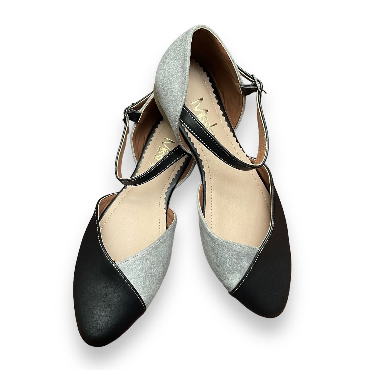 GENERICO - Balerinas Mujer Misshus Lua negro gris