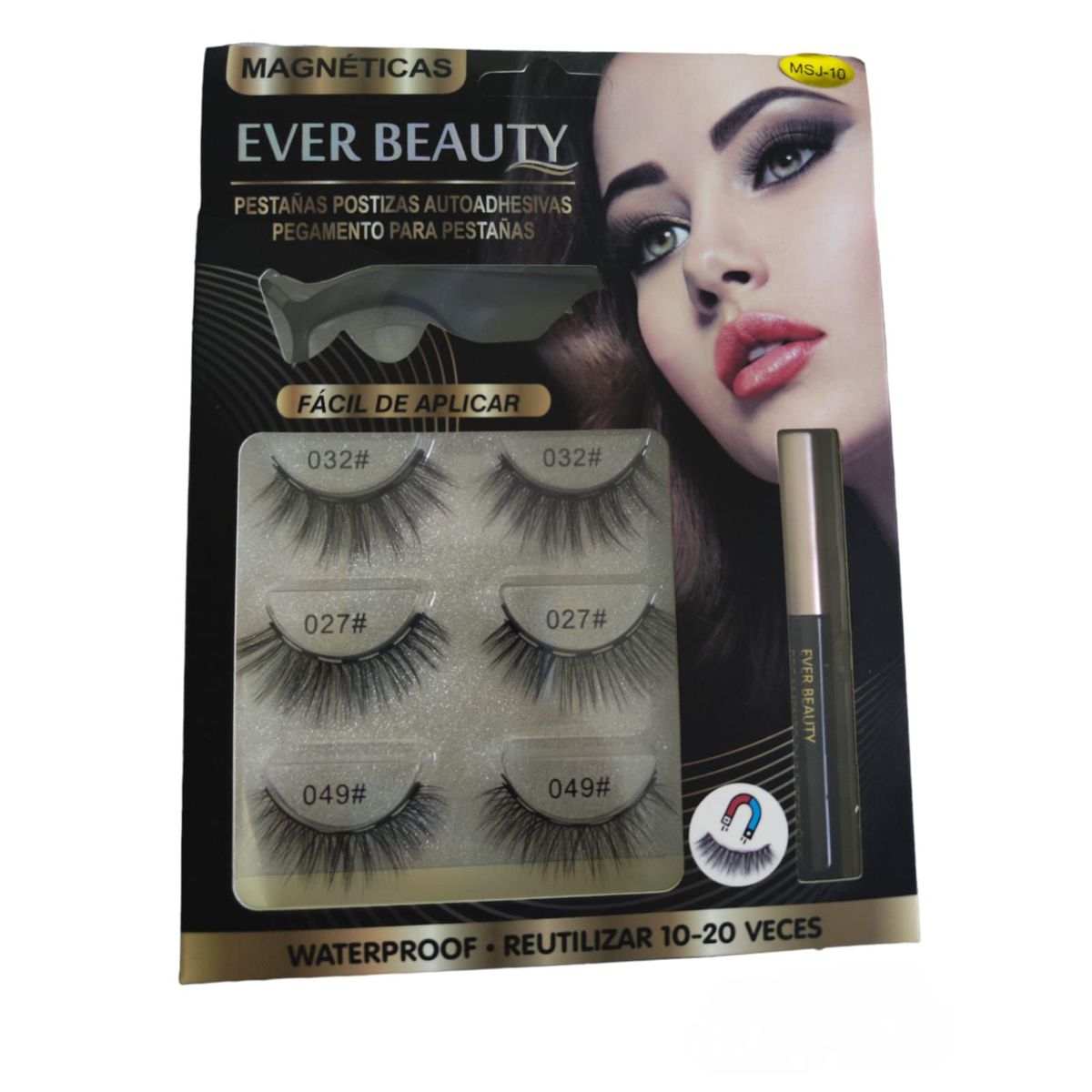 GENERICO - Pestañas Magneticas mas Pegamento - MSJ-10