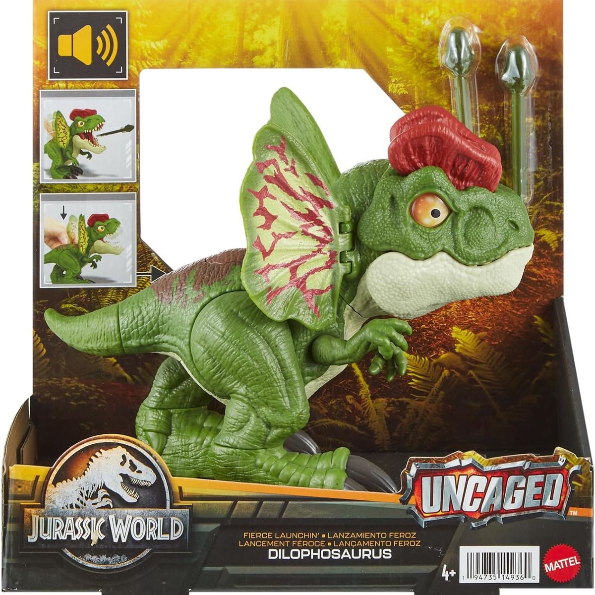 JURASSIC WORLD - Jurassic World - Dilofosaurio Lanza Dardos