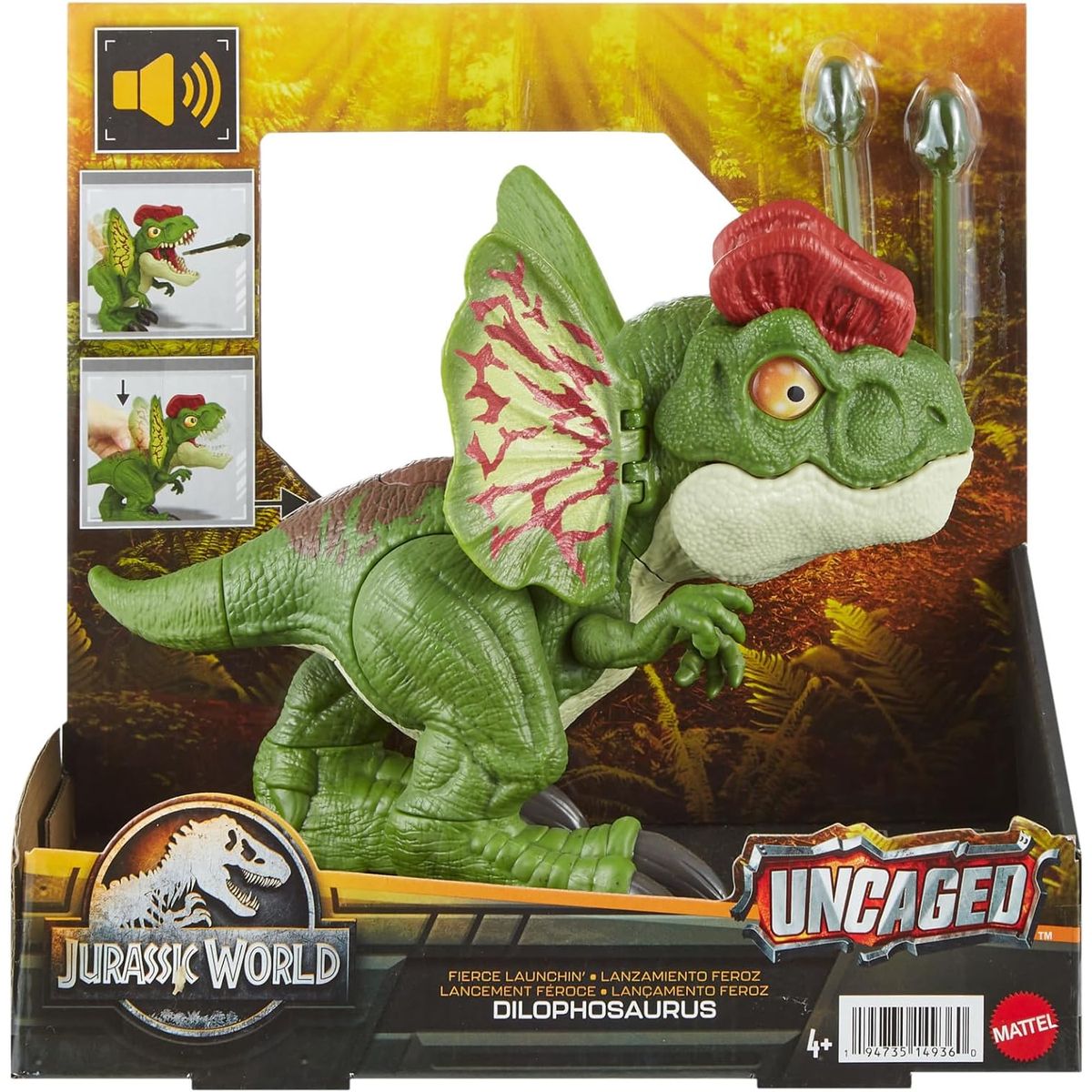 JURASSIC WORLD - Jurassic World - Dilofosaurio Lanza Dardos