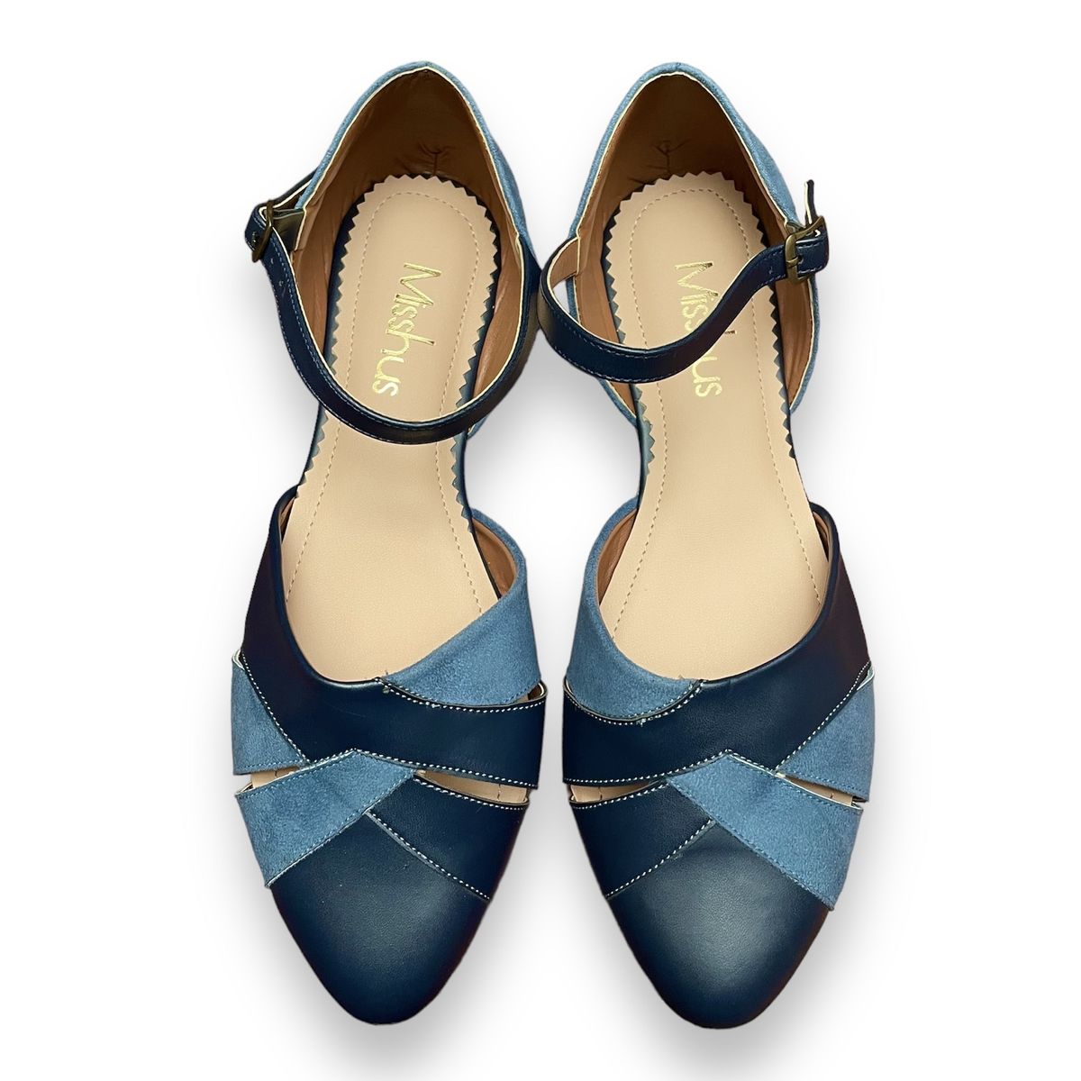 GENERICO - Balerinas Mujer Misshus Greta azul acero