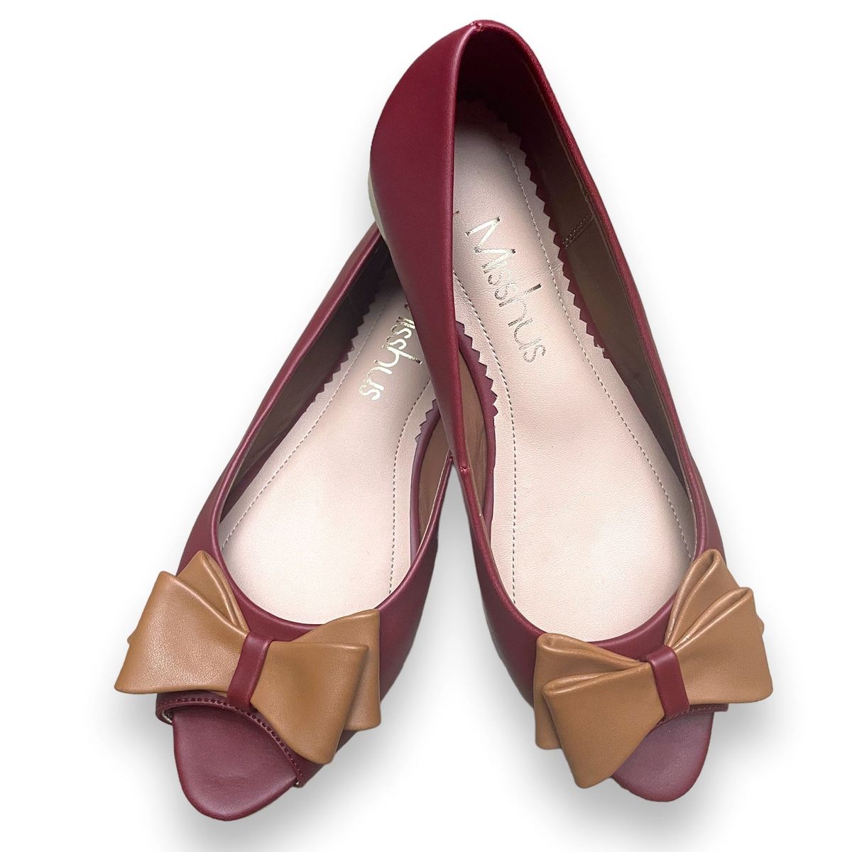 GENERICO - Balerinas Mujer Misshus Dora Rojo tinto
