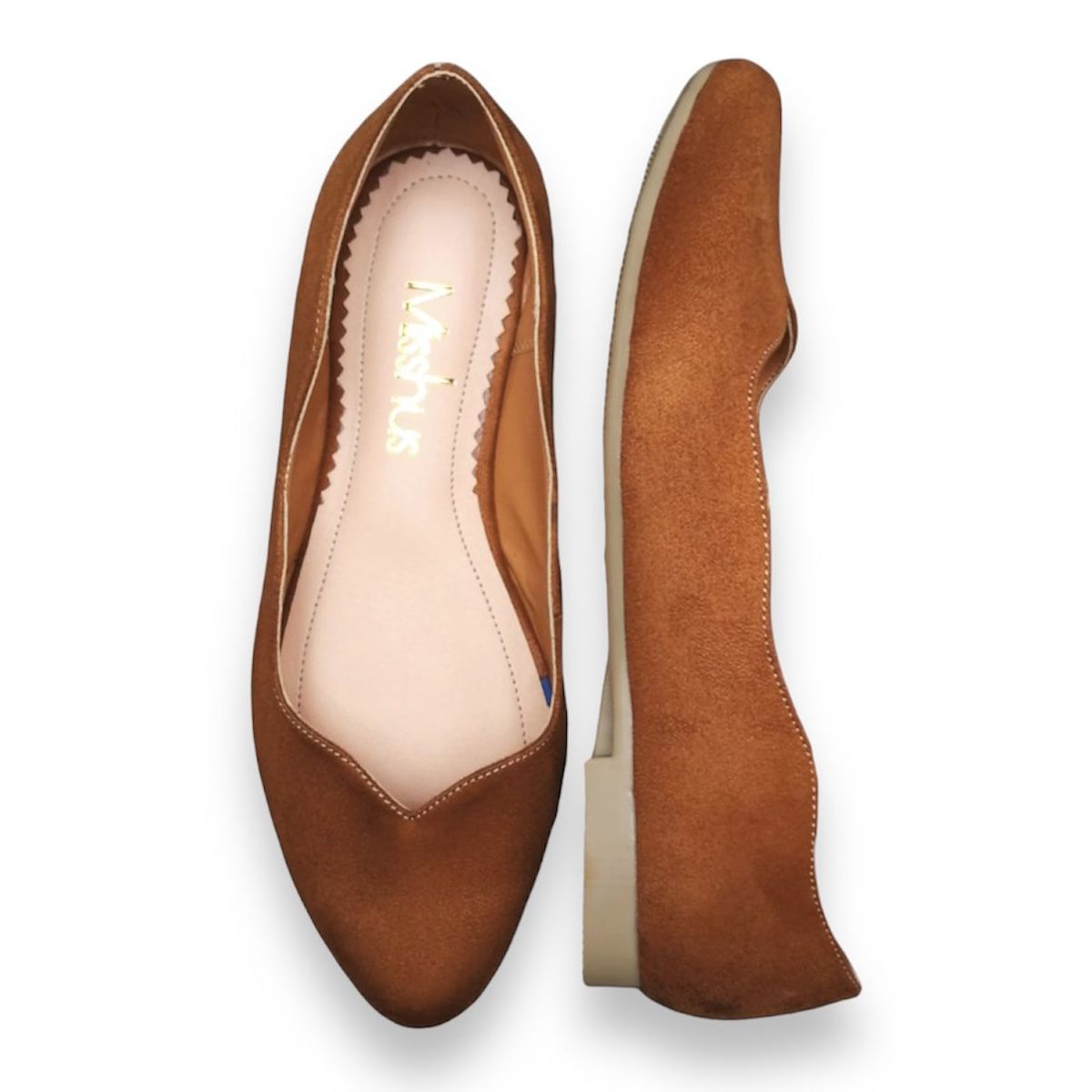 GENERICO - Balerinas Mujer Misshus Flor camel