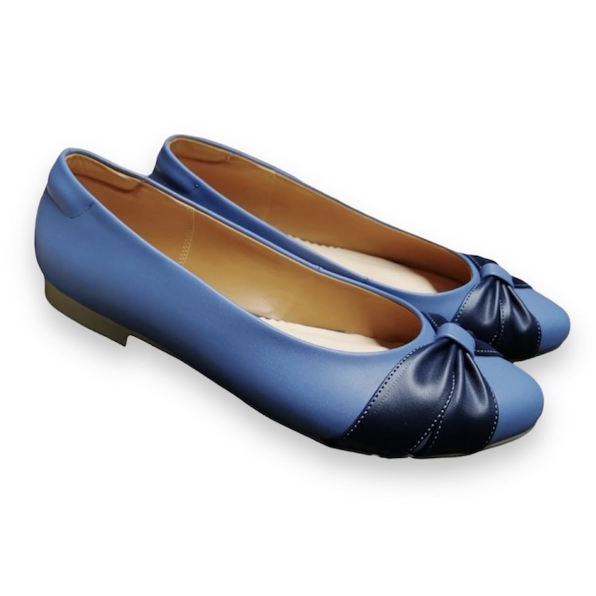 GENERICO - Balerinas Mujer Misshus Lady Azul acero