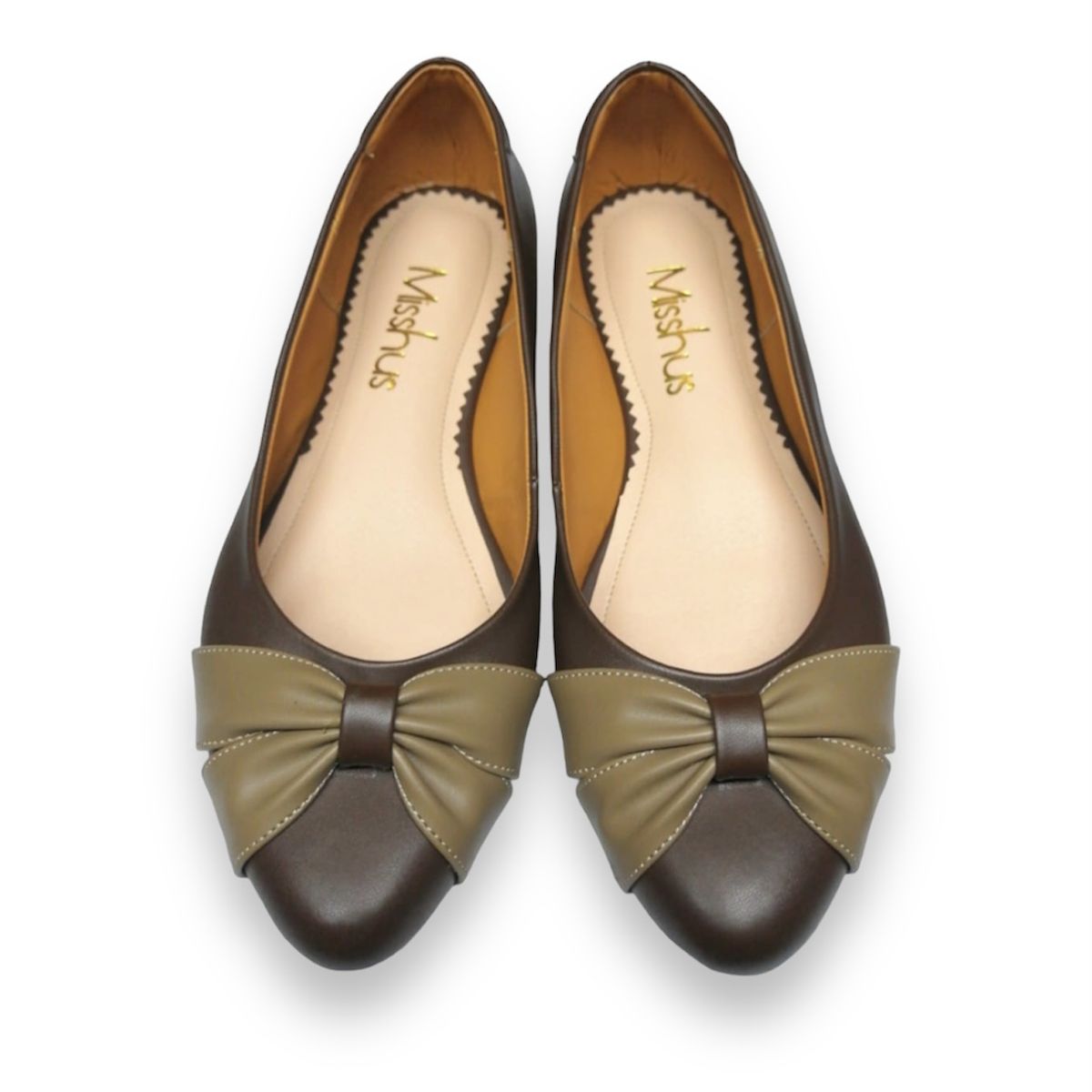 GENERICO - Balerinas Mujer Misshus Lady Marrón