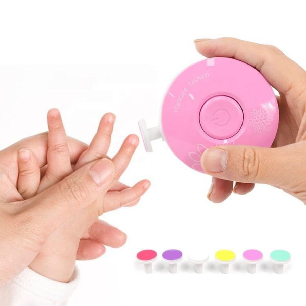 GENERICO - Lima de Uñas Electrico Generico Rosa