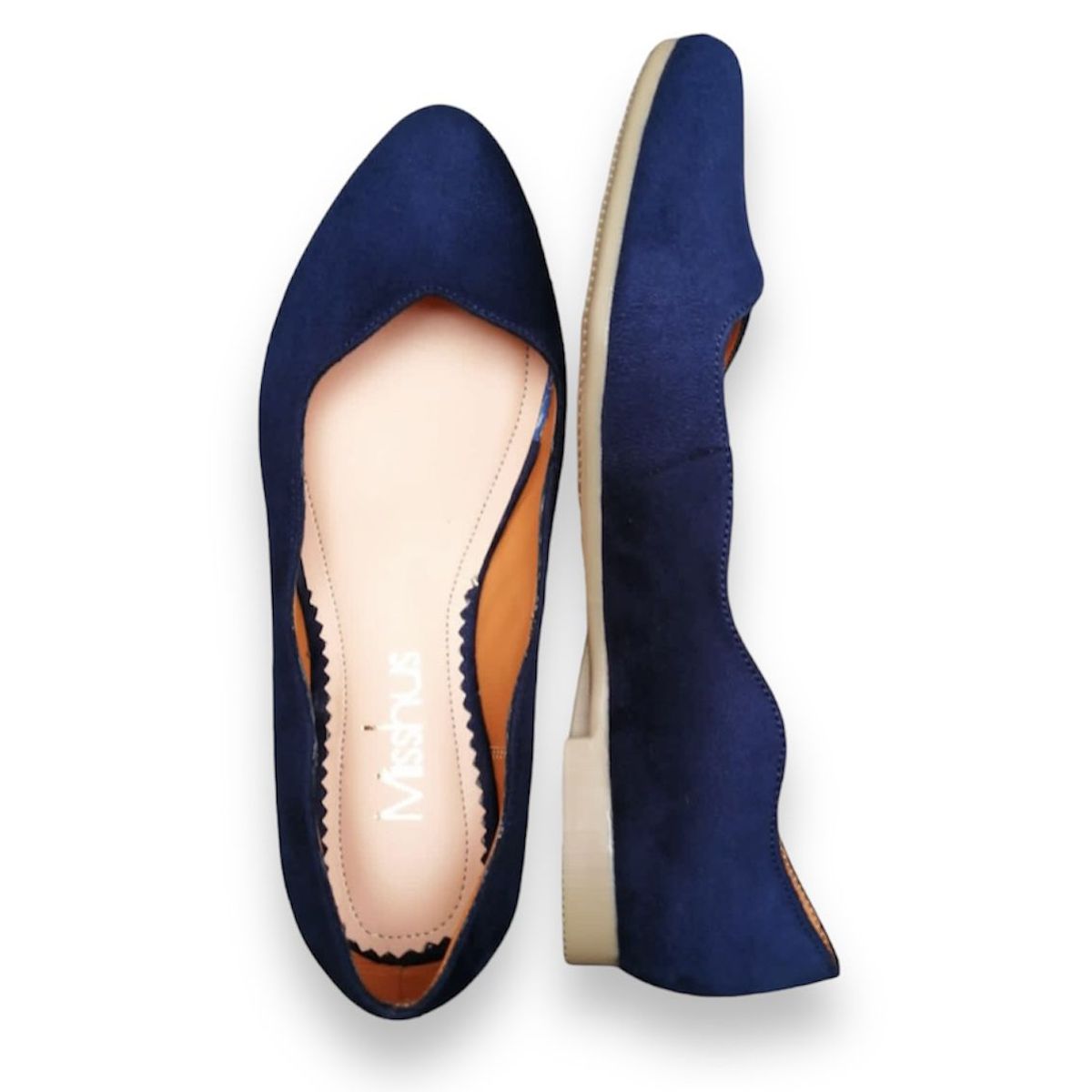 GENERICO - Balerinas Mujer Misshus Flor azul