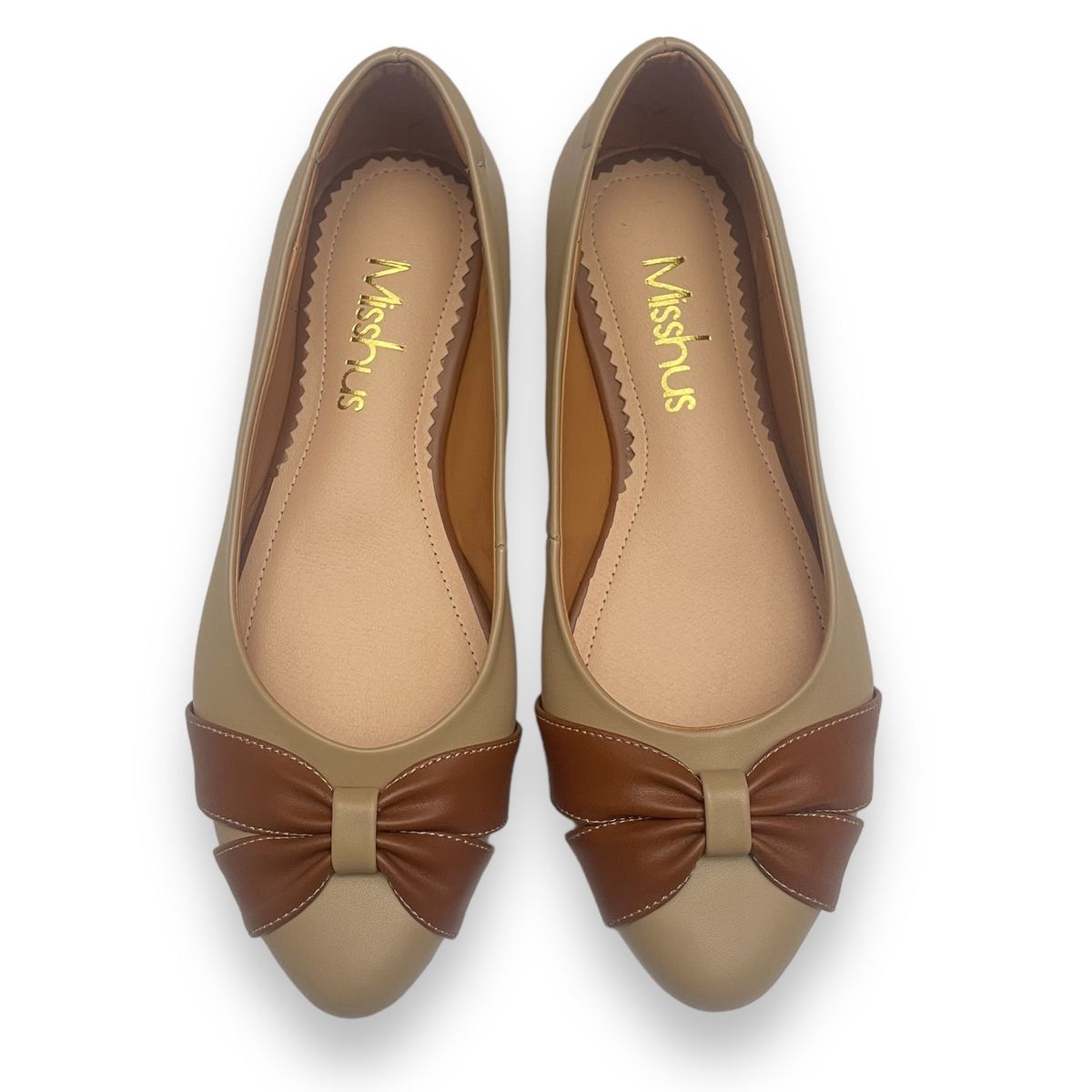 GENERICO - Balerinas Mujer Misshus Lady beige