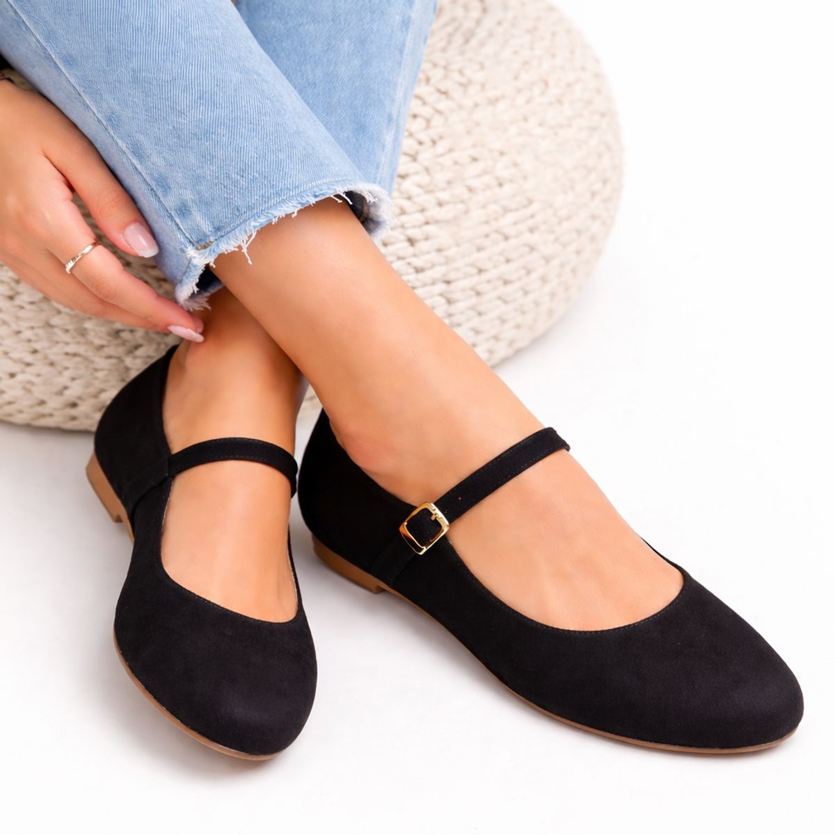 GENERICO - Balerinas Mujer Misshus Liz negro