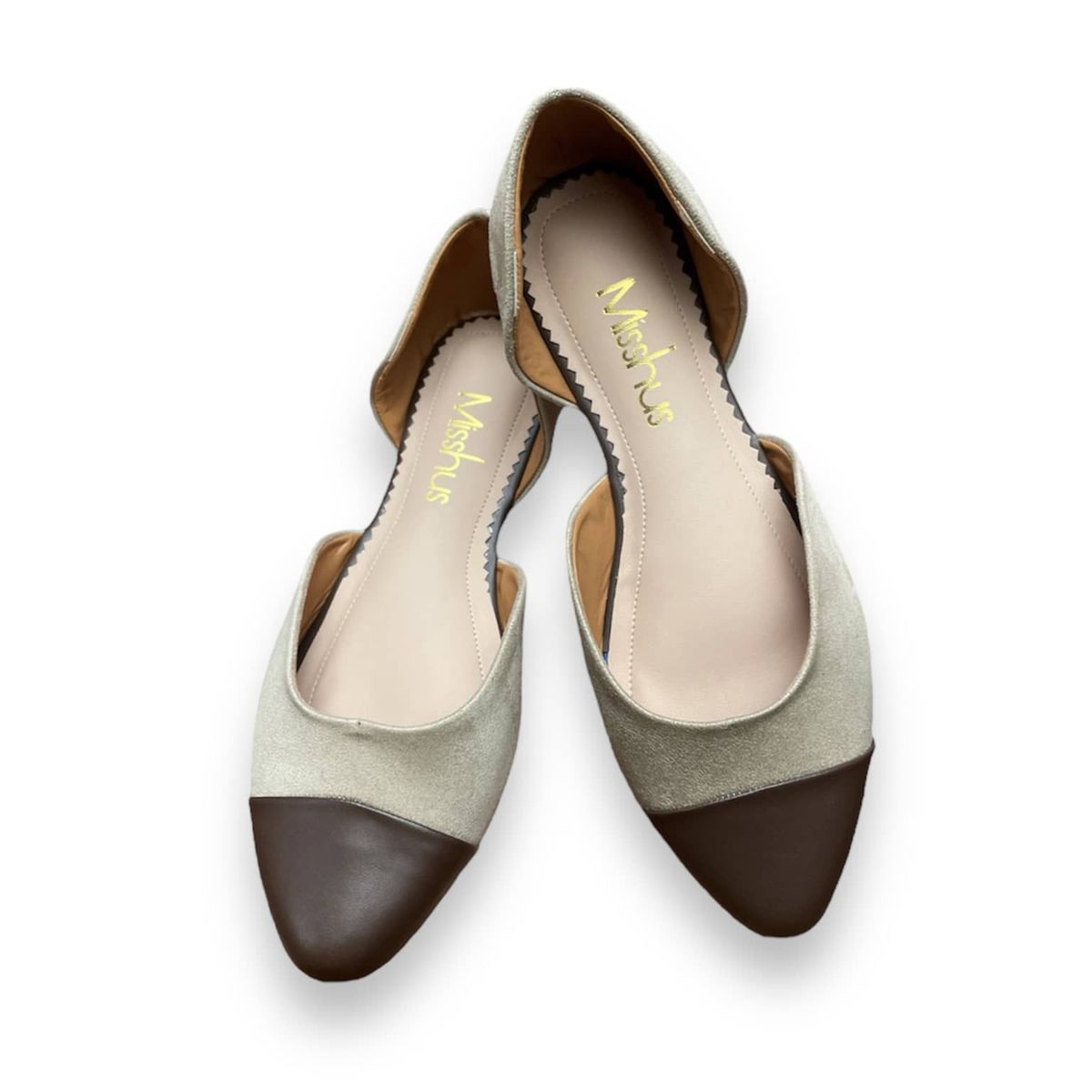 GENERICO - Balerinas Mujer Misshus Rina beige marrón