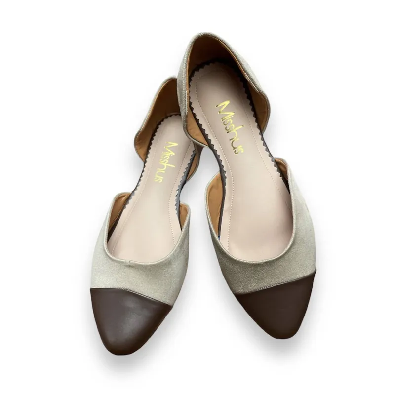 GENERICO - Balerinas Mujer Misshus Rina beige marrón