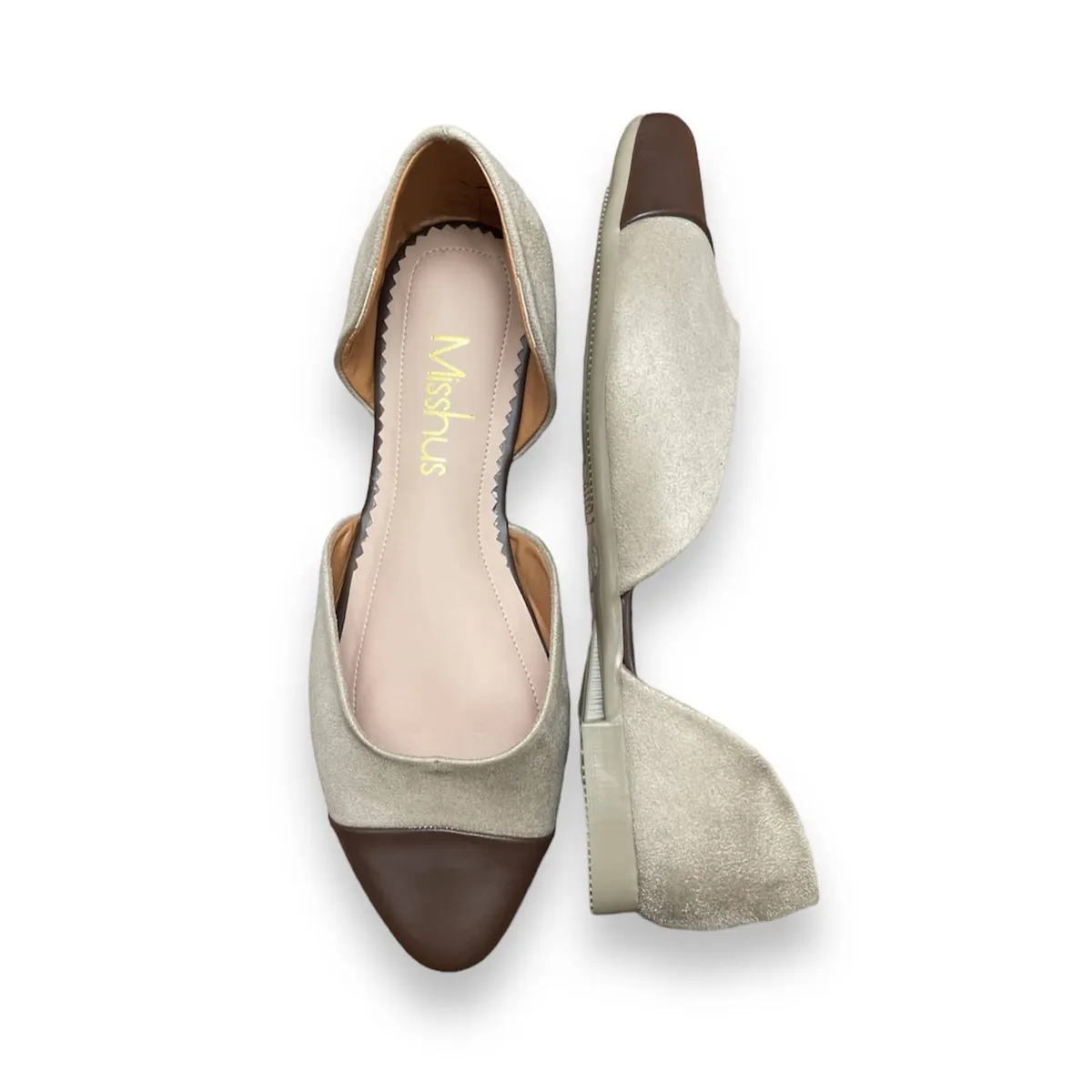 GENERICO - Balerinas Mujer Misshus Rina beige marrón