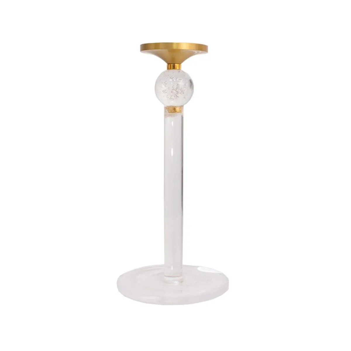 PANADECOR - Candelero Decorativo Panadecor  Transparente 26Cm De Acrílico