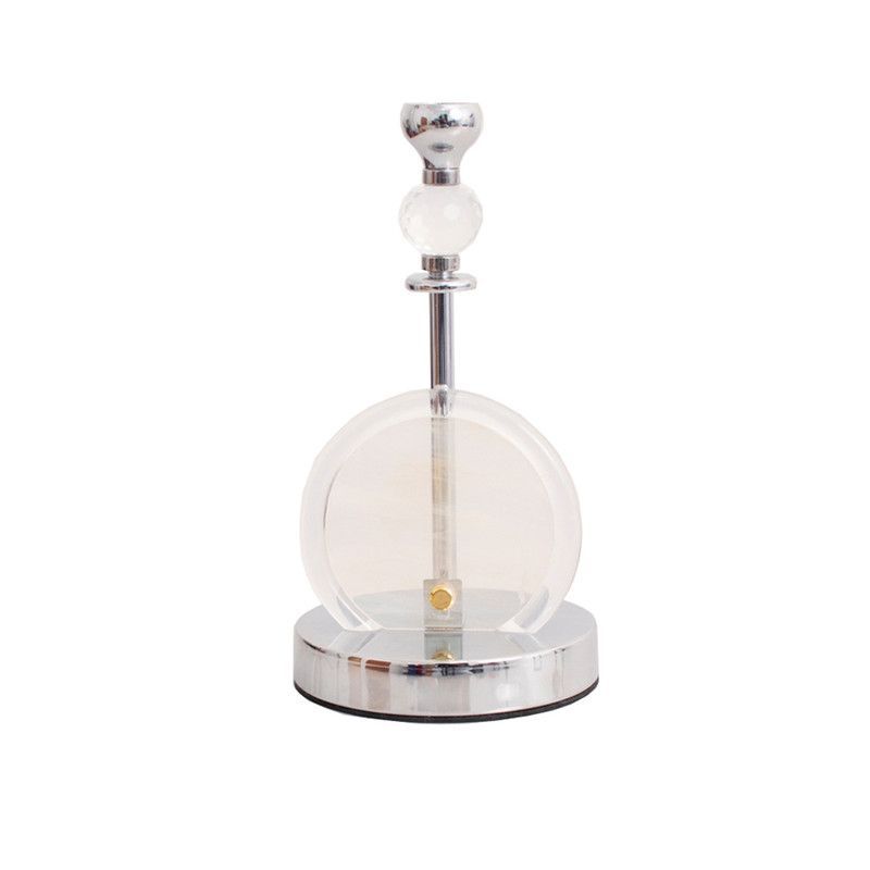 PANADECOR - Candelero Decorativo Panadecor Plateado 23Cm De Acrílico