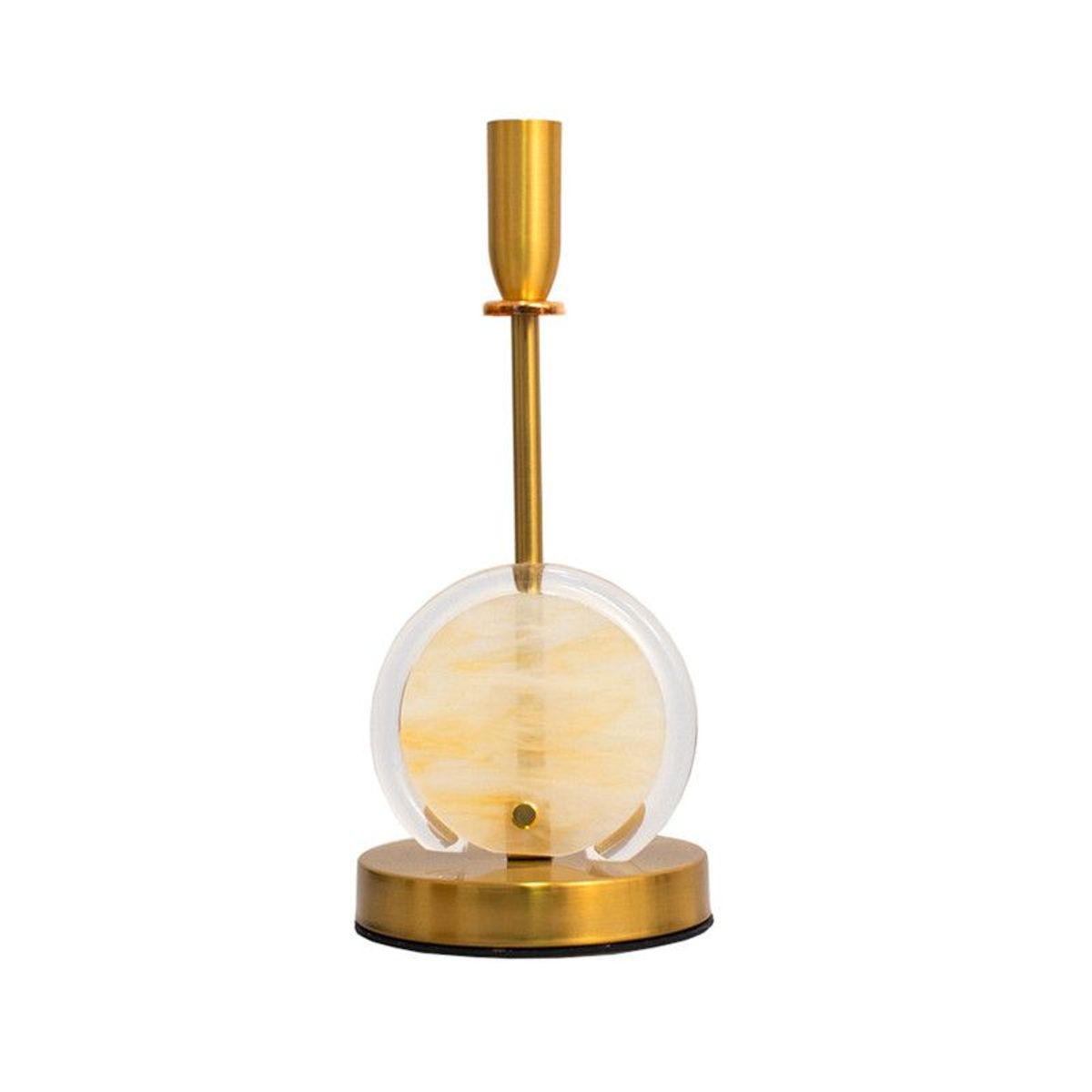 PANADECOR - Candelero Decorativo Panadecor  Dorado 26.5Cm De Acrílico