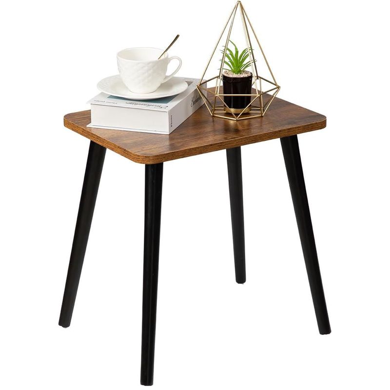 GENERICO - Mesa auxiliar modelo nordico color nogal