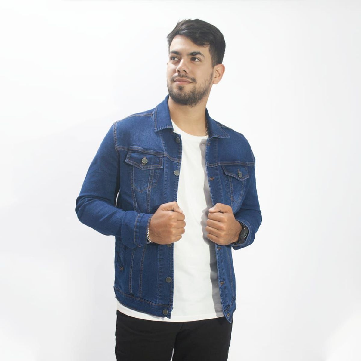 DM DEXMEN - Casaca Dexmen Jean Azul