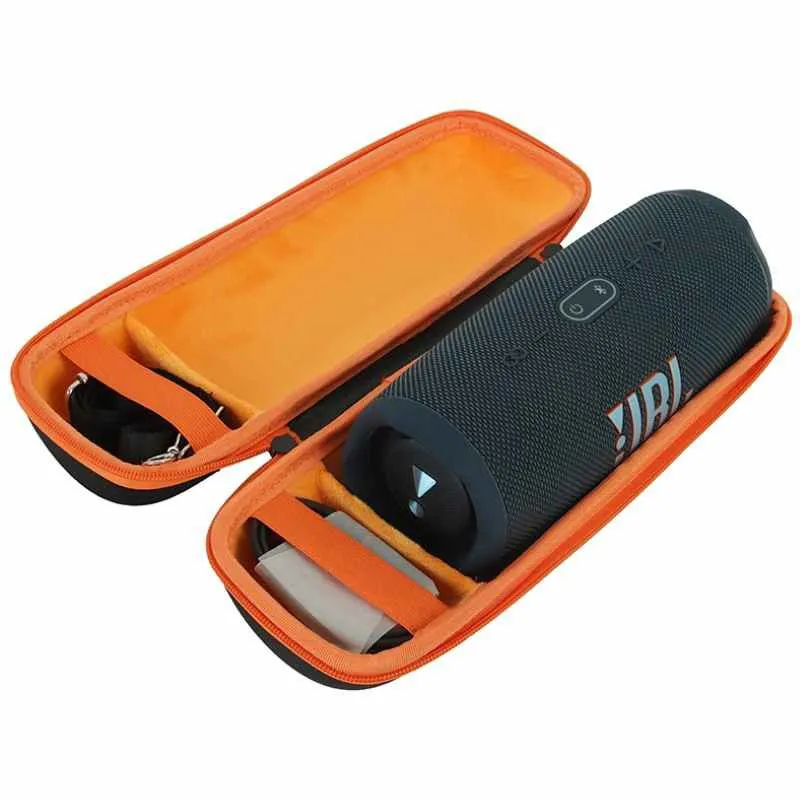 GENERICO - ESTUCHE CASE DURO LISO PARA JBL CHARGE 5 NARANJA