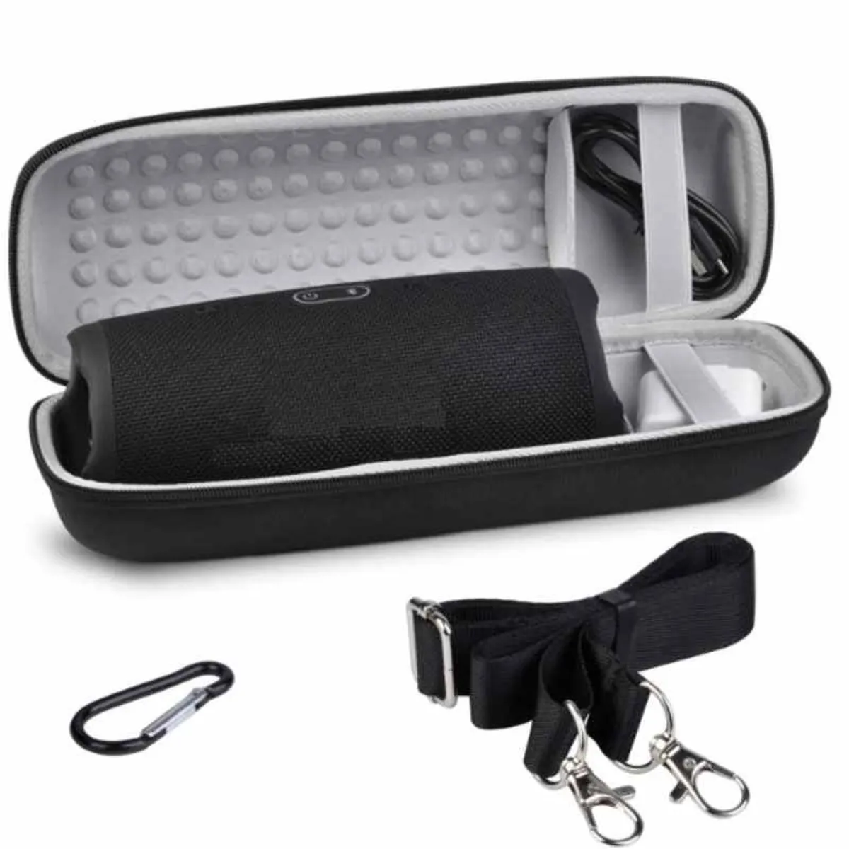 GENERICO - ESTUCHE CASE DURO ACOLCHADO PARA JBL CHARGE 5