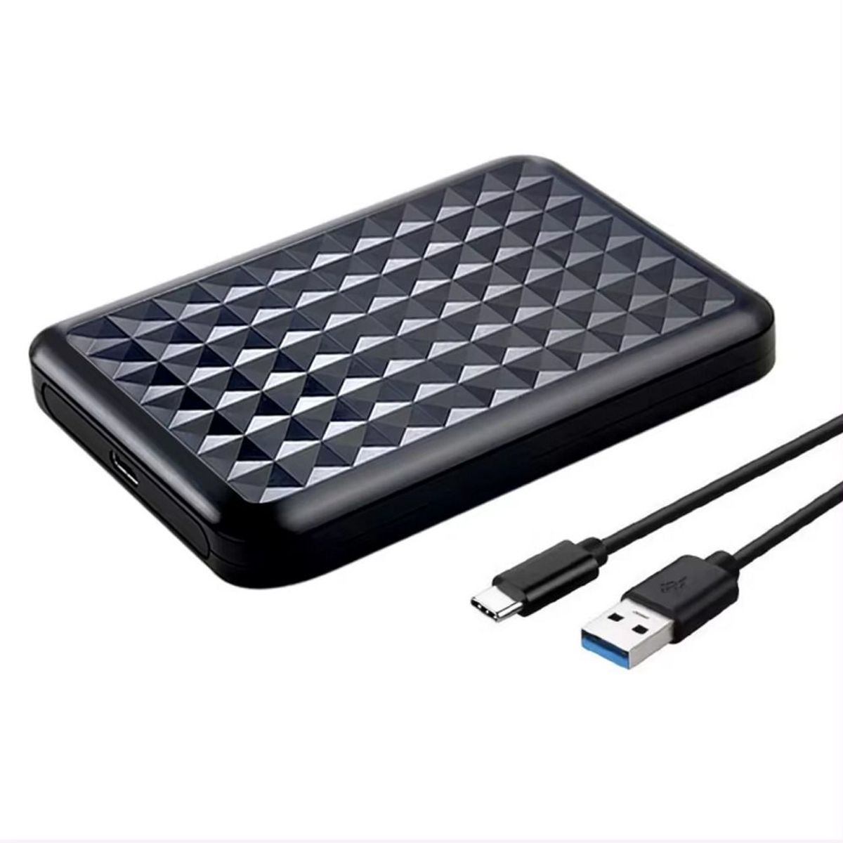OEM - Carcasa Sata para SSD y HDD de 2.5", USB 3.1 entrada Tipo-C, U25Q10031