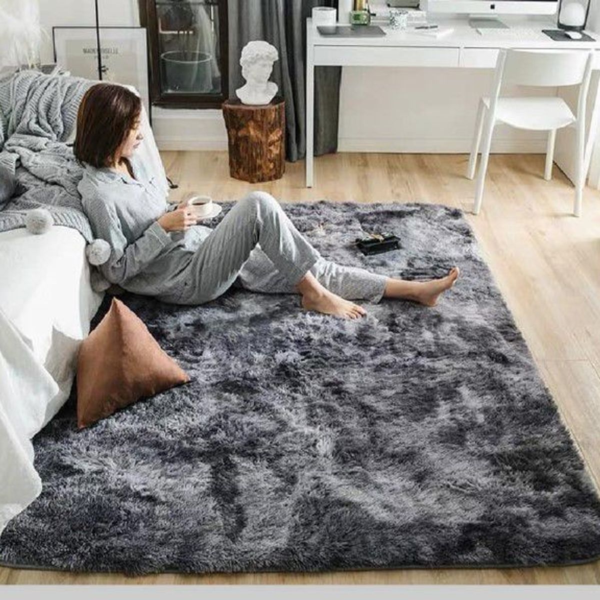 GENERICO - Alfombra  peluche calidad A1 Angora