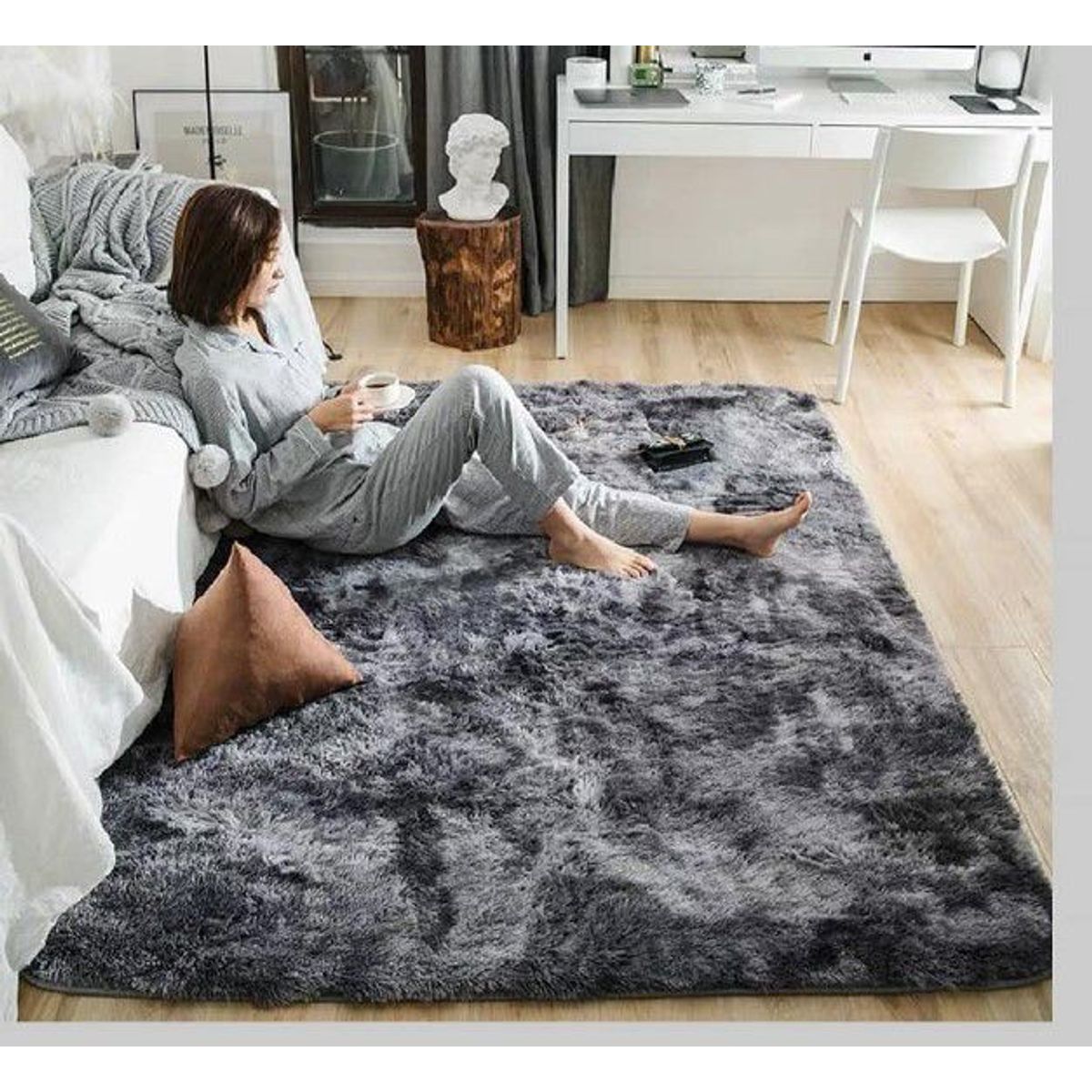 GENERICO - Alfombra  peluche calidad A1 Angora