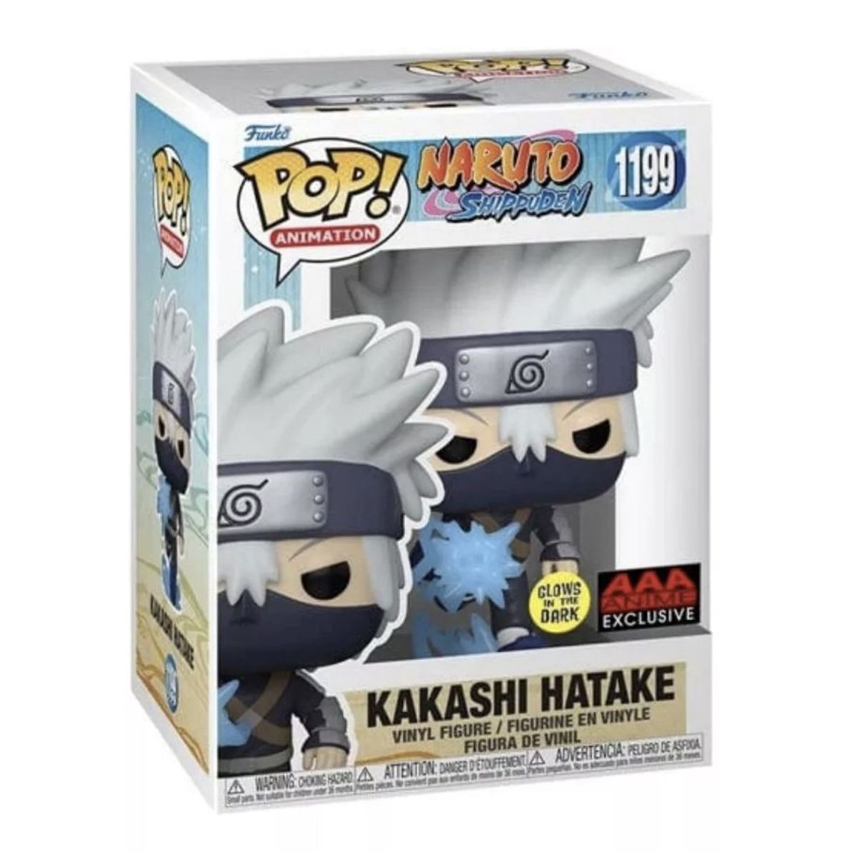FUNKO - Kakashi Joven Funko Pop 1199 Glow In The Dark Exclusivo