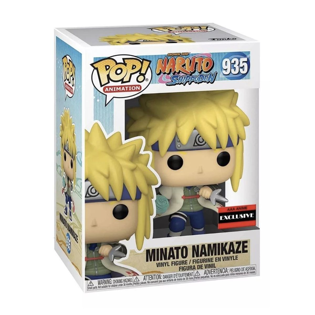 FUNKO - Minato Funko Pop 935 Exclusivo AAA Naruto Shippuden