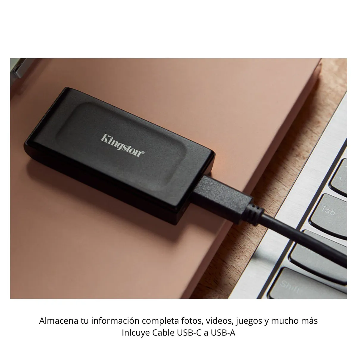 KINGSTON - SSD Externo Kingston XS1000 2TB