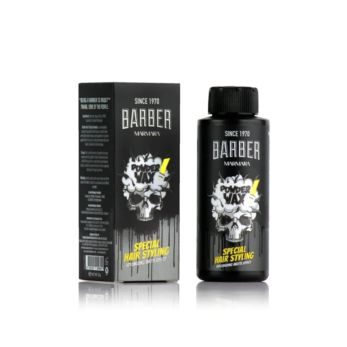 GENERICO - Polvo Texturizador Para Cabello efecto mate Barber Marmara 20gr