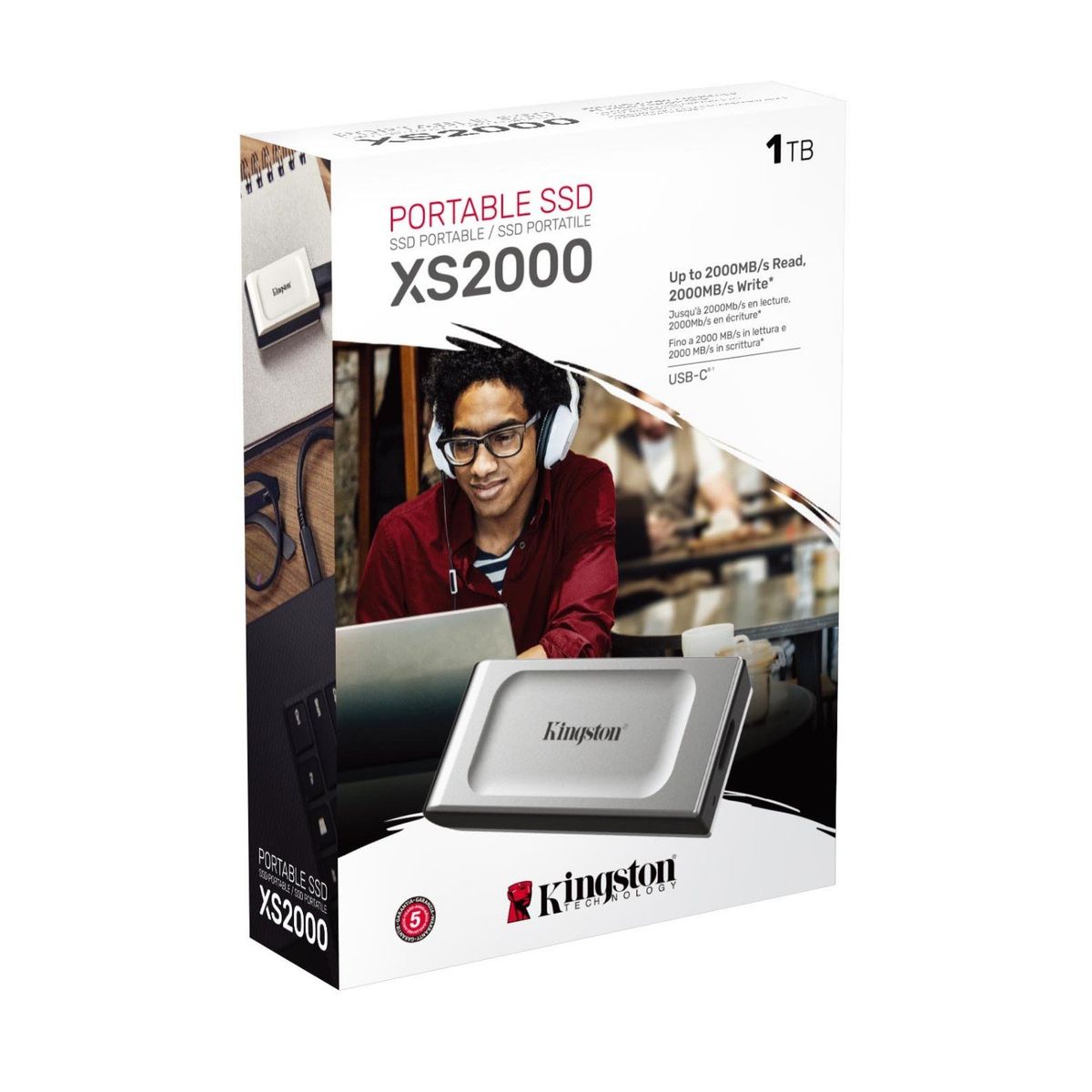 KINGSTON - SSD Disco Externo XS2000 1TB
