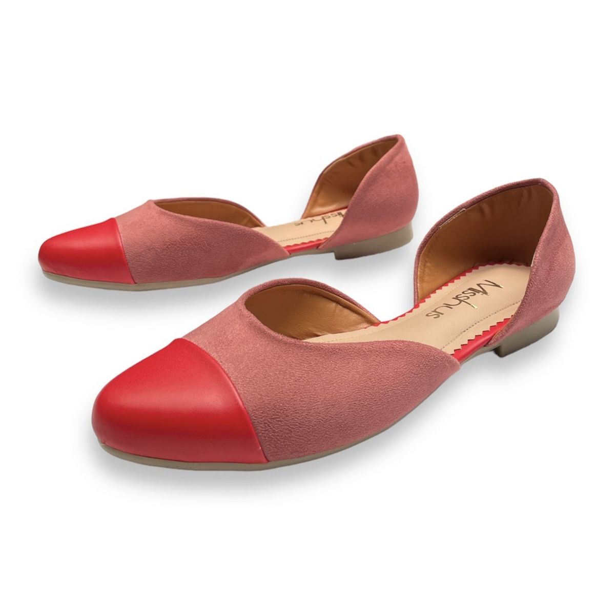 GENERICO - Balerinas Mujer Misshus Rina rojo palo rosa