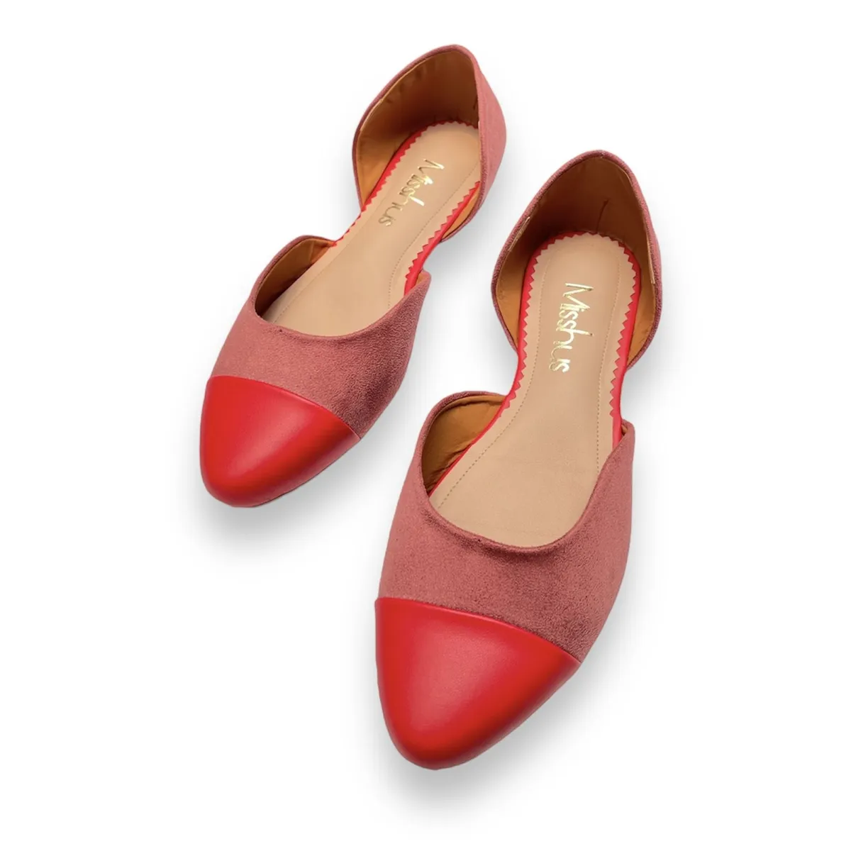 GENERICO - Balerinas Mujer Misshus Rina rojo palo rosa