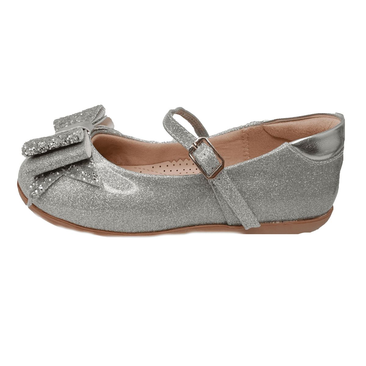 PEI UNIQUE OUTFIT - Ballerinas Niña Pei Uou Valentina Plateado