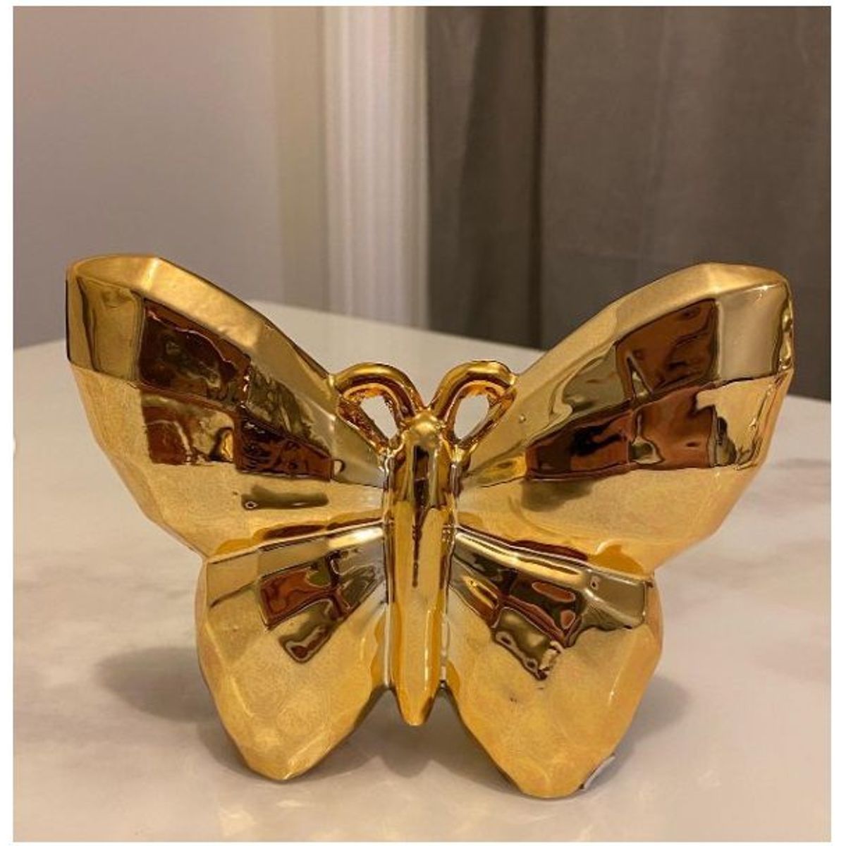 GENERICO - Adorno mariposa de poliresina 15 cm