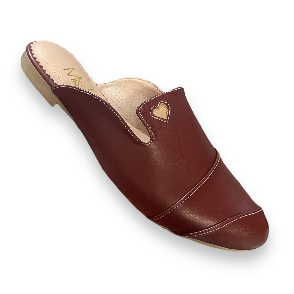 GENERICO - Zapatos mules Mujer Misshus Iris guinda